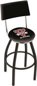 Valdosta State Black Swivel Bar Stool w/Back Valdosta State Black Swivel Bar Stool w/Back