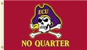 College E. Carolina Pirates No Quarter 3'x5' Flag College E. Carolina Pirates No Quarter 3'x5' Flag