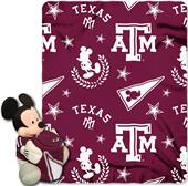 Northwest NCAA Texas A&M Mickey Hugger w/Throw Northwest NCAA Texas A&M Mickey Hugger w/Throw