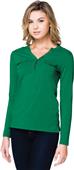 Lilac Bloom Womens Hannah Long Sleeve Henley Lilac Bloom Womens Hannah Long Sleeve Henley