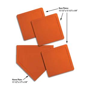 Markwort Throw Down Baseball Bases-Set of 4