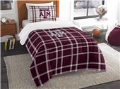 Northwest NCAA Texas A&M Twin Comforter and Sham Northwest NCAA Texas A&M Twin Comforter and Sham