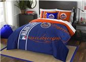 Northwest MLB NY Mets Full Comforter & 2 Shams Northwest MLB NY Mets Full Comforter & 2 Shams