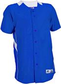 Russell Faux Placket Pull Over Baseball Jersey Russell Faux Placket Pull Over Baseball Jersey