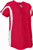 Russell Faux Placket Color Block Softball Jersey Russell Faux Placket Color Block Softball Jersey