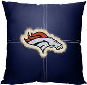 Northwest NFL Broncos Letterman Pillow Northwest NFL Broncos Letterman Pillow