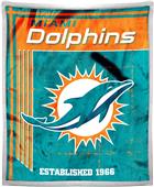 Northwest NFL Dolphins 50x60 Mink Sherpa Throw Northwest NFL Dolphins 50x60 Mink Sherpa Throw