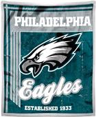 Northwest NFL Eagles 50x60 Mink Sherpa Throw Northwest NFL Eagles 50x60 Mink Sherpa Throw
