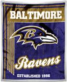 Northwest NFL Ravens 50x60 Mink Sherpa Throw Northwest NFL Ravens 50x60 Mink Sherpa Throw