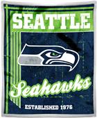 Northwest NFL Seahawks 50x60 Mink Sherpa Throw Northwest NFL Seahawks 50x60 Mink Sherpa Throw