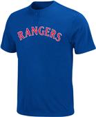 Majestic 2-Button Rangers MLB Baseball Jersey Majestic 2-Button Rangers MLB Baseball Jersey
