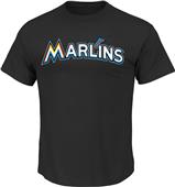 Majestic Marlins MLB Crewneck Baseball Jersey Majestic Marlins MLB Crewneck Baseball Jersey