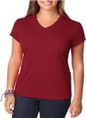 Blue Generation Womens Moisture Wicking V-Neck Tee Blue Generation Womens Moisture Wicking V-Neck Tee