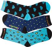 Heartsoul Ocean Breeze 3PK Crew Socks Heartsoul Ocean Breeze 3PK Crew Socks