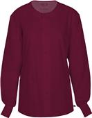 Cherokee Unisex Snap Front Warm-up Scrub Jacket Cherokee Unisex Snap Front Warm-up Scrub Jacket