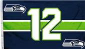NFL Seattle Seahawks 3'x5' Flag w/Grommets NFL Seattle Seahawks 3'x5' Flag w/Grommets
