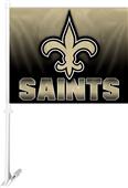 NFL New Orleans Saints 2-Sided 11"x14" Car Flag NFL New Orleans Saints 2-Sided 11"x14" Car Flag