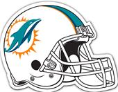 NFL Miami Dolphins 12" Die Cut Vinyl Car Magnet NFL Miami Dolphins 12" Die Cut Vinyl Car Magnet