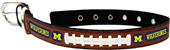 Gamewear Michigan Classic Leather Football Collars Gamewear Michigan Classic Leather Football Collars