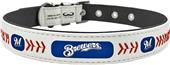 Gamewear Milwaukee Brewers MLB Pet Baseball Collar Gamewear Milwaukee Brewers MLB Pet Baseball Collar
