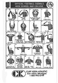 Cliff Kenn Football Signal Card Cliff Kenn Football Signal Card
