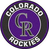 Fan Mats MLB Colorado Rockies Roundel Mat Fan Mats MLB Colorado Rockies Roundel Mat