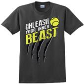 Image Sport Unleash Your Inner Beast Softball Tee Image Sport Unleash Your Inner Beast Softball Tee