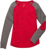 Boxercraft Women/Girls Preppy Patch Slub Tee Boxercraft Women/Girls Preppy Patch Slub Tee