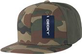 Decky Camo Cotton 6-panel Snapback Caps Decky Camo Cotton 6-panel Snapback Caps