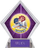 Hasty Awards HD Cheer Purple Diamond Ice Trophy Hasty Awards HD Cheer Purple Diamond Ice Trophy
