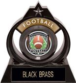 Hasty Awards Eclipse 6" Shield Football Trophy Hasty Awards Eclipse 6" Shield Football Trophy