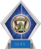 Awards ProSport Football Blue Diamond Ice Trophy Awards ProSport Football Blue Diamond Ice Trophy