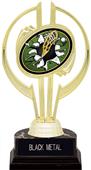 Gold Hurricane 7" Bust-Out Lacrosse Trophy Gold Hurricane 7" Bust-Out Lacrosse Trophy