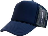 Decky Solid Color Foam 6-Panel Trucker Caps Decky Solid Color Foam 6-Panel Trucker Caps