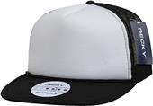 Decky Two Tone Flat Bill Foam 5-Panel Trucker Caps Decky Two Tone Flat Bill Foam 5-Panel Trucker Caps