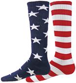 Red Lion Independence Mismatched Knee High Socks Red Lion Independence Mismatched Knee High Socks