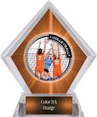 Awards PR2 Volleyball Orange Diamond Ice Trophy Awards PR2 Volleyball Orange Diamond Ice Trophy