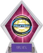 Award Classic Volleyball Pink Diamond Ice Trophy Award Classic Volleyball Pink Diamond Ice Trophy
