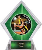 Awards PR1 Volleyball Green Diamond Ice Trophy Awards PR1 Volleyball Green Diamond Ice Trophy