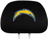 NFL L.A. Chargers Headrest Covers - Set of 2 NFL L.A. Chargers Headrest Covers - Set of 2