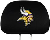 NFL Minnesota Vikings Headrest Covers - Set of 2 NFL Minnesota Vikings Headrest Covers - Set of 2