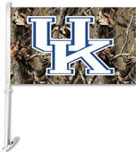 COLLEGIATE Kentucky Realtree Camo Car Flag COLLEGIATE Kentucky Realtree Camo Car Flag