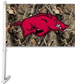 COLLEGIATE Arkansas Realtree Camo Car Flag COLLEGIATE Arkansas Realtree Camo Car Flag