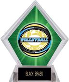 Award Classic Volleyball Green Diamond Ice Trophy Award Classic Volleyball Green Diamond Ice Trophy