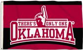 COLLEGIATE Oklahoma There Only One 3' x 5' Flag COLLEGIATE Oklahoma There Only One 3' x 5' Flag