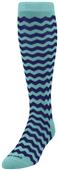 Twin City Krazisox Chevron Over Calf Nylon Socks Twin City Krazisox Chevron Over Calf Nylon Socks