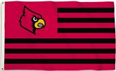 COLLEGIATE Louisville Stripes 3' x 5' Flag COLLEGIATE Louisville Stripes 3' x 5' Flag