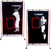 Cimarron 2-Sport Catcher Vinyl Backstop w/Frame Cimarron 2-Sport Catcher Vinyl Backstop w/Frame