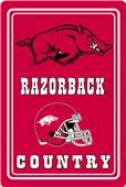 COLLEGIATE Arkansas 12"x18" Metal Sign COLLEGIATE Arkansas 12"x18" Metal Sign