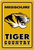 COLLEGIATE Missouri 12"x18" Metal Sign COLLEGIATE Missouri 12"x18" Metal Sign